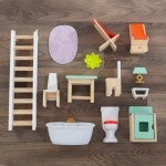 Casuta de papusi din lemn Marlow Dollhouse EZ Kraft Assembly cu lumini sunete si pat rabatabil Kidkraft